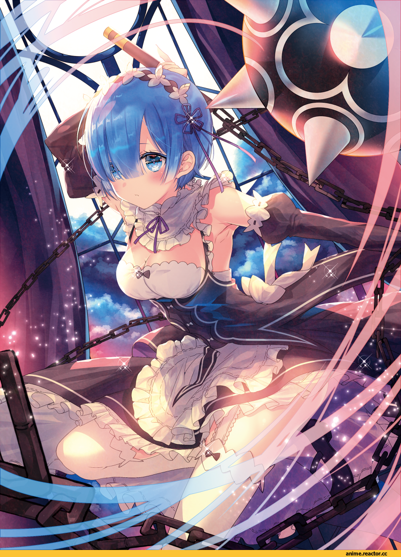 Rem (re zero), Re Zero Kara Hajimeru Isekai Seikatsu, Anime Art, necomi (gussan), Anime