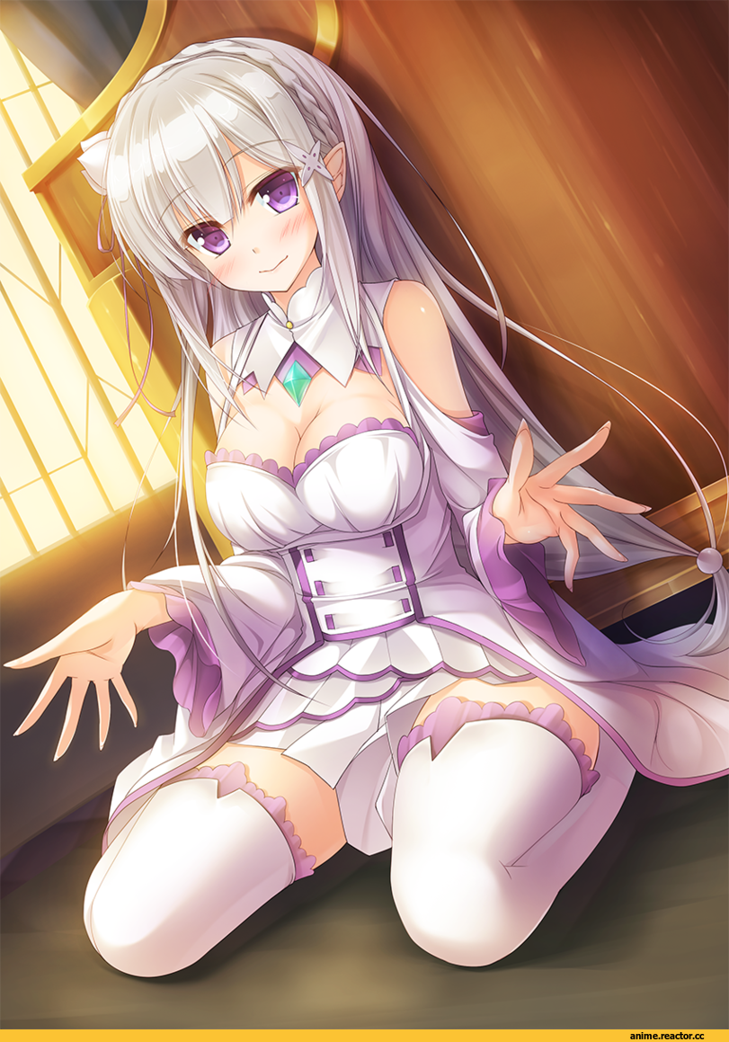 Re Zero Kara Hajimeru Isekai Seikatsu, Emilia (re zero), massan, yoru kaze, Anime