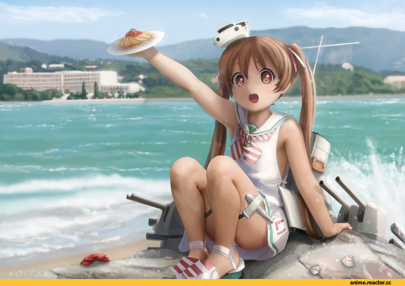 Libeccio (Kantai Collection), novcel, Kantai Collection, Anime Art, Anime