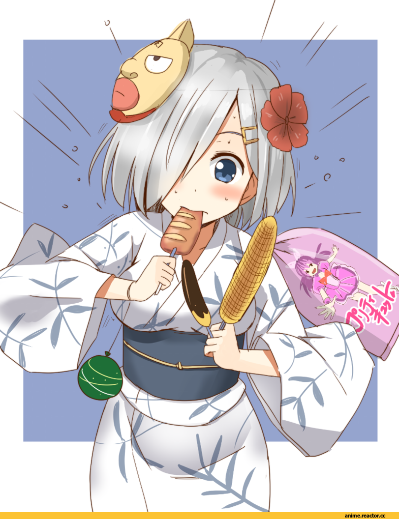 Hamakaze (Kantai Collection), Kantai Collection, Yukata, Anime