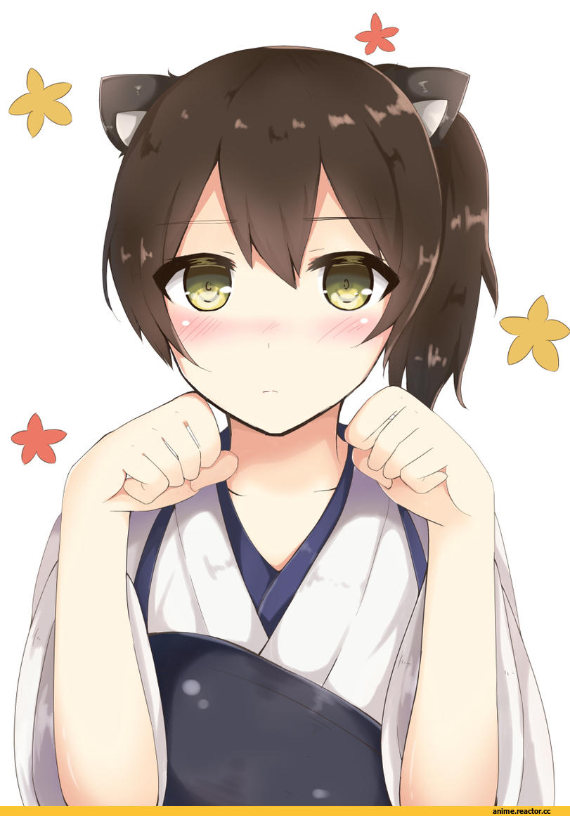 Kaga (Kantai Collection), Kantai Collection, nekomimi, Animal Ears, Anime