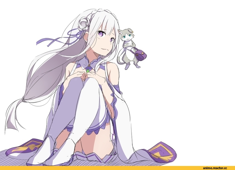 Emilia (re zero), Re Zero Kara Hajimeru Isekai Seikatsu, Anime