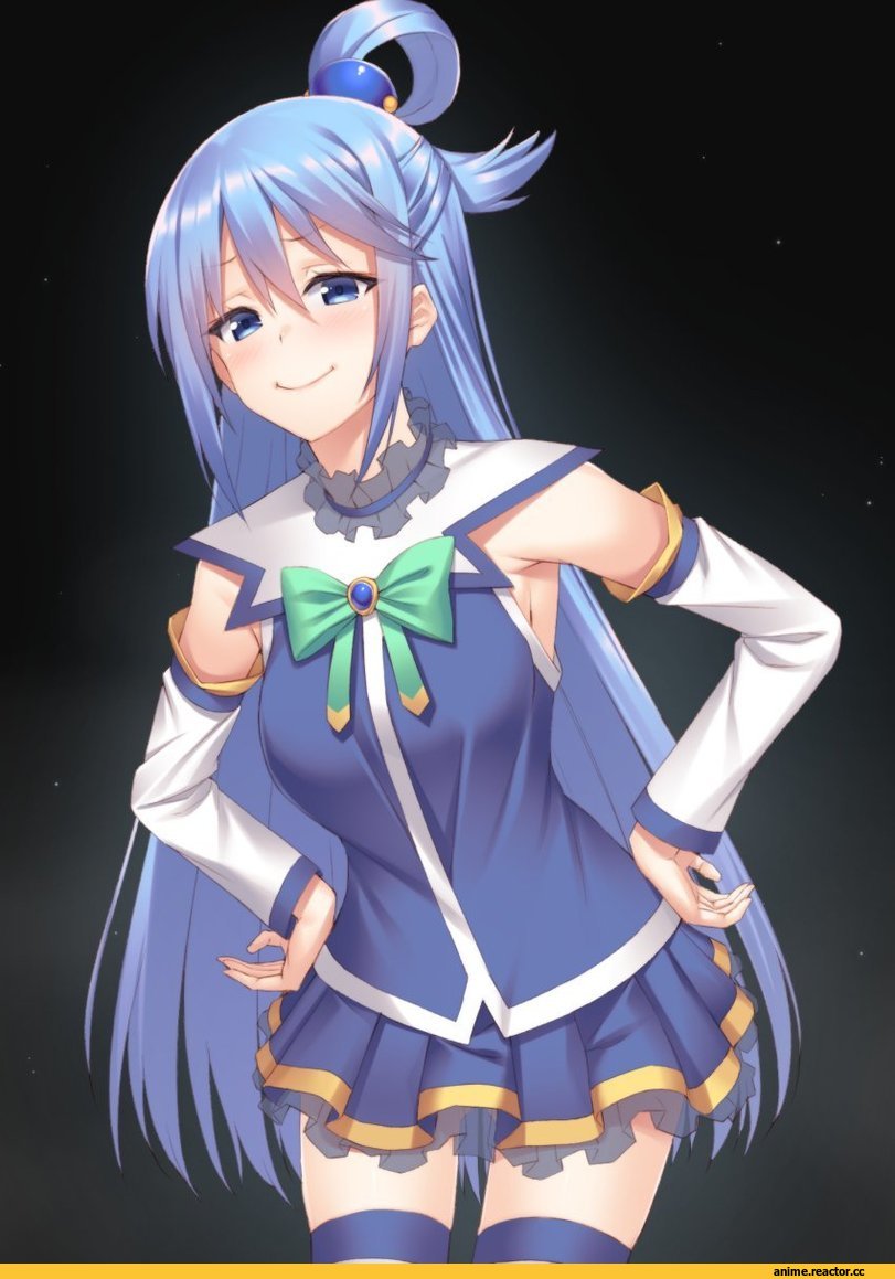 Aqua (KonoSuba), KonoSuba, Mikazuchi ZEUS, Anime Art, Anime