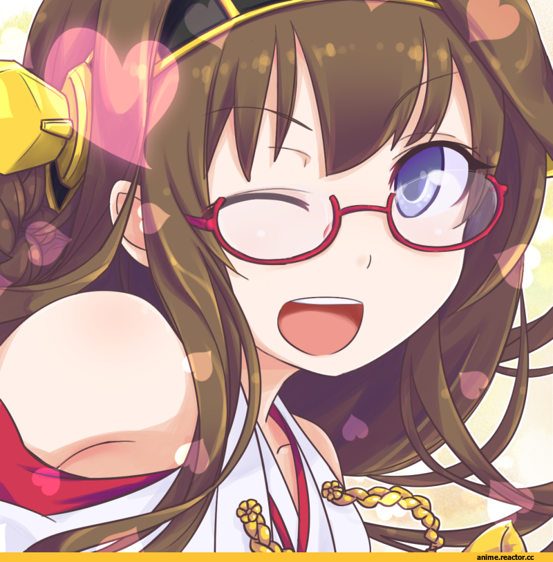 Kongou (Kantai Collection), Kantai Collection, Megane, Anime