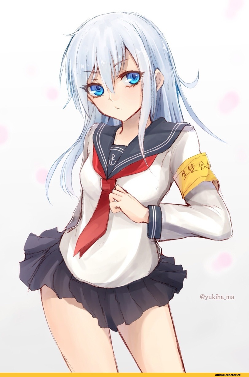 Hibiki (Kantai Collection), Kantai Collection, Anime Art, yukihama, Anime