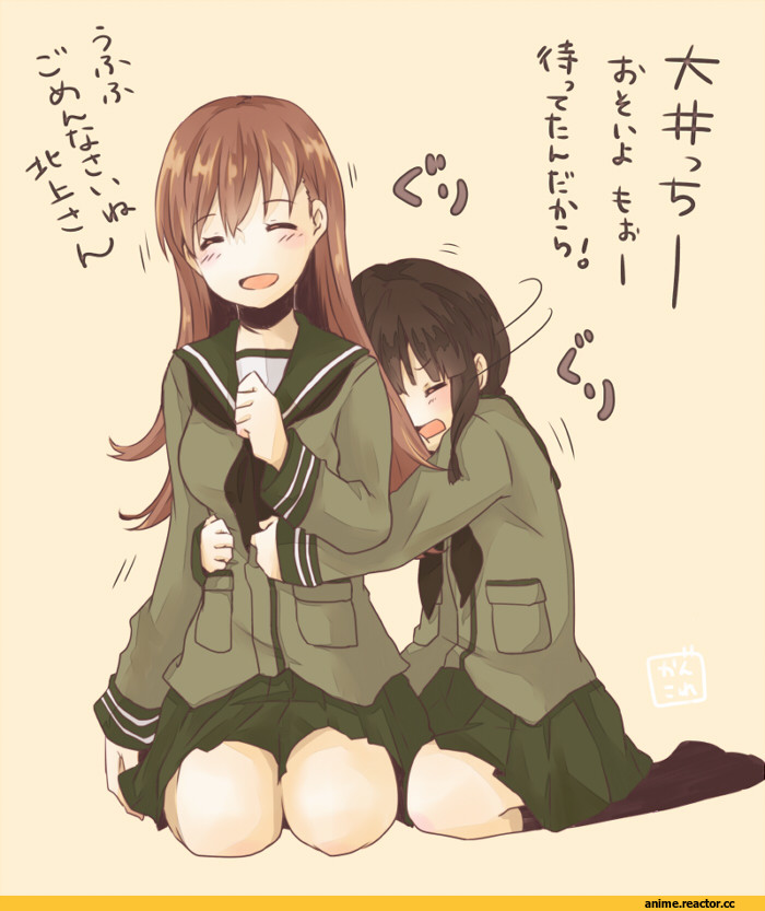 Ooi (Kantai Collection), Kantai Collection, Kitakami (Kantai Collection), Anime