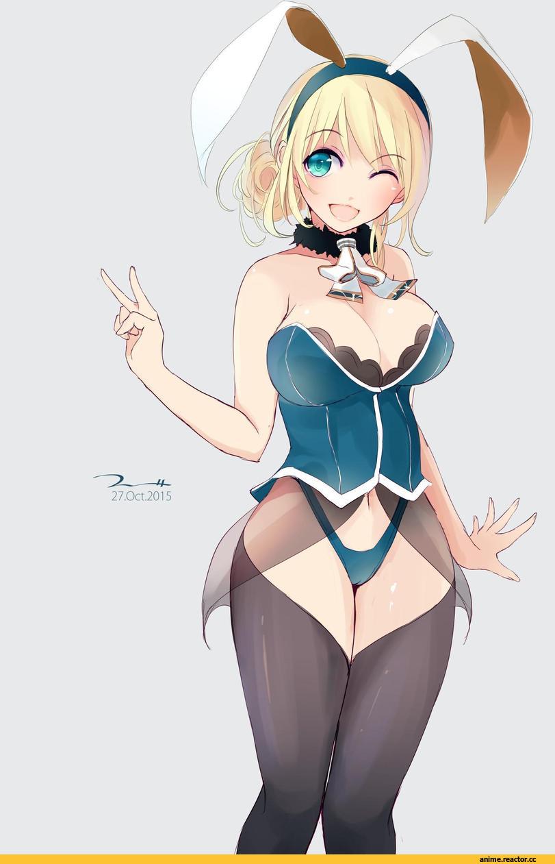 Atago (Kantai Collection), Kantai Collection, TBD11, Anime Art, Animal Ears, Usagimimi, Adult pantsu, Anime Ero, Anime