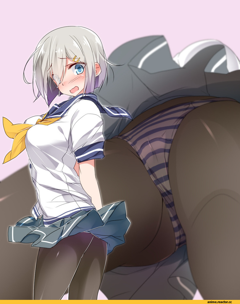 Kantai Collection, Hamakaze (Kantai Collection), MTU (orewamuzituda), Adult pantsu, Anime Ero, Anime