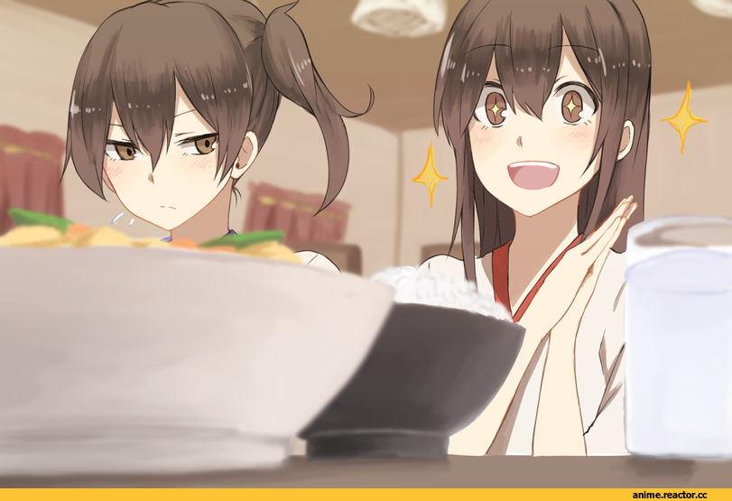 Kaga (Kantai Collection), Kantai Collection, Akagi (Kantai Collection), Tsukamoto Minori, Anime Art, Anime