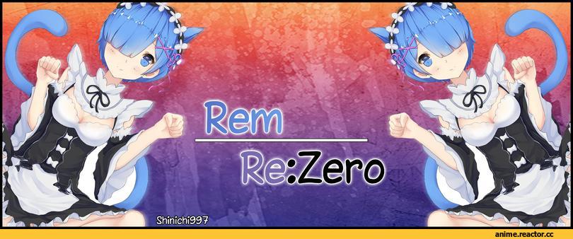 Re Zero Kara Hajimeru Isekai Seikatsu, Rem (re zero), shinichi997, Animal Ears, nekomimi, Anime