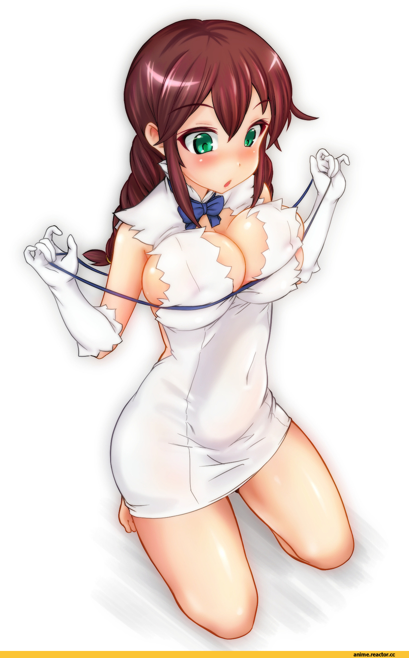 Hestia (Danmachi), Danmachi, Noshiro (Kantai Collection), hisano kiji, Anime Art, Kantai Collection, crossover, Anime