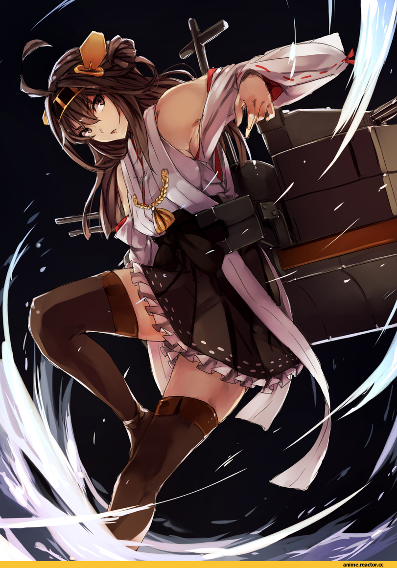 Kyouya (Mukuro238), Anime Art, Kongou (Kantai Collection), Kantai Collection, Anime