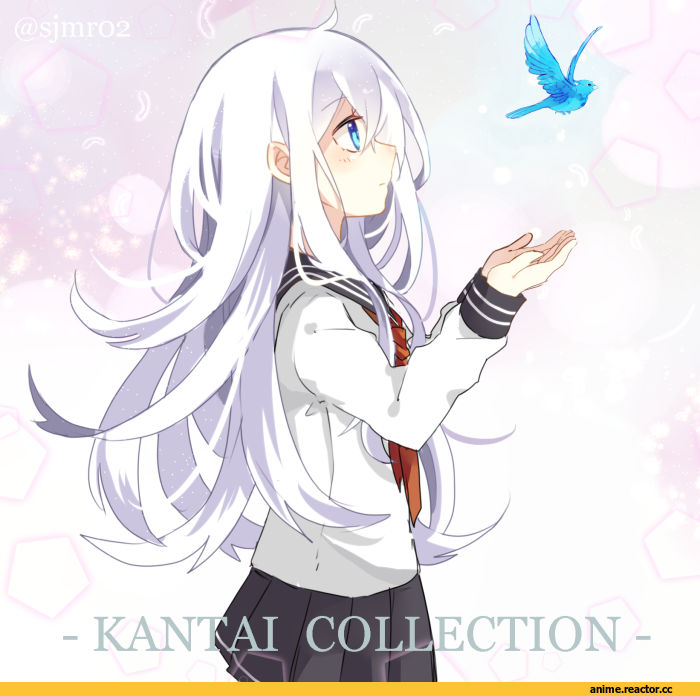 Hibiki (Kantai Collection), Kantai Collection, shijima (sjmr02), anime loli, Anime
