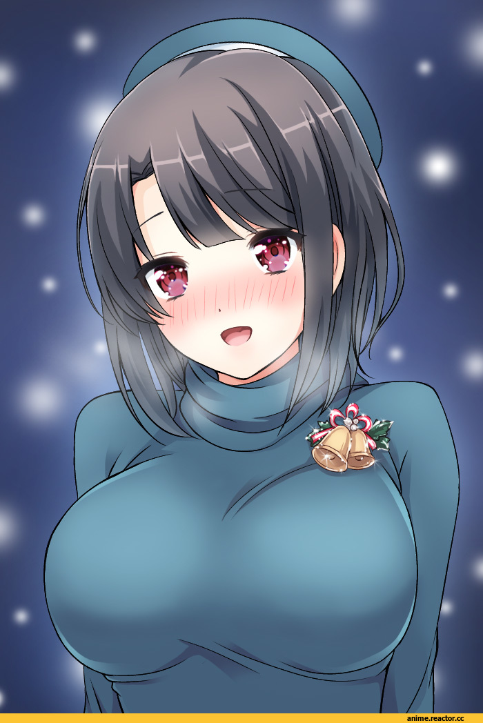 nanairo fuuka, Takao (Kantai Collection), Kantai Collection, Open-Chest Sweater, Anime