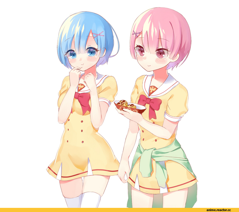 Re Zero Kara Hajimeru Isekai Seikatsu, Rem (re zero), Ram (Re Zero), roro, Anime