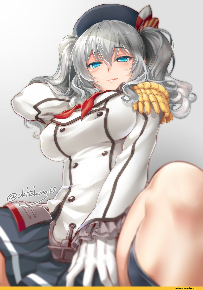 Okitakung, Anime Art, Kashima (Kantai Collection), Kantai Collection, Anime