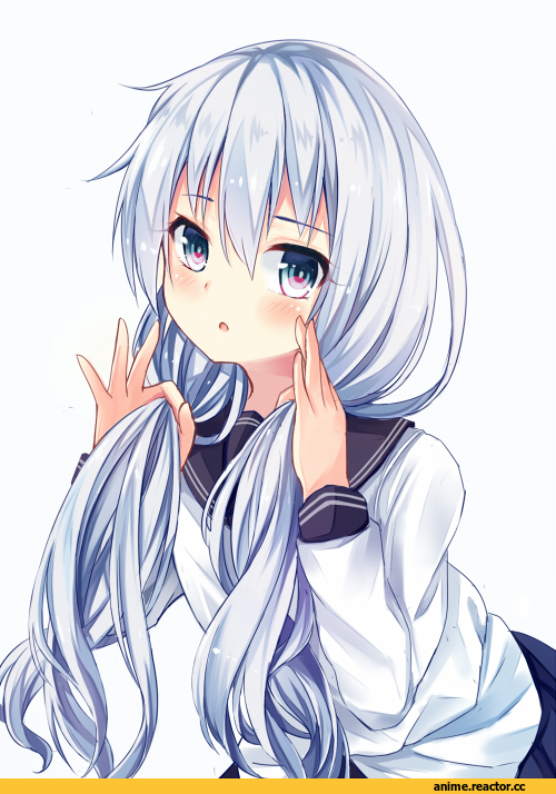 Hibiki (Kantai Collection), Kantai Collection, Anime Art, qunqing, Anime