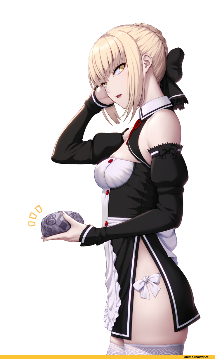 Fate (series), Dream C Club, Saber Alter, amase (yagami666), crossover, Maid, Anime