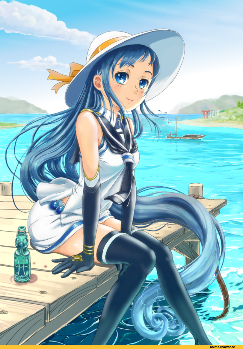 Samidare, Kantai Collection, oshiyon, Anime