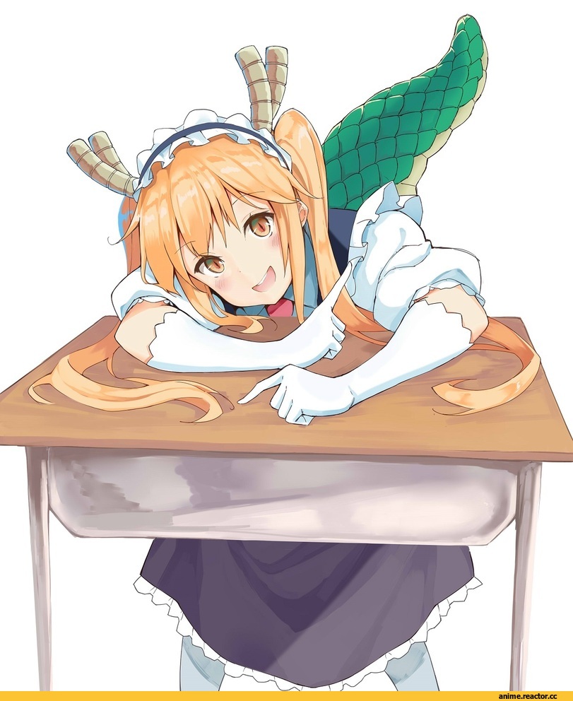 Tooru (MaiDragon), Kobayashi-san Chi no Maid Dragon, shooene, Anime Art, Dragon Girl (Anime), Monster Girl (Anime), Maid, Large Breasts (Anime), Anime