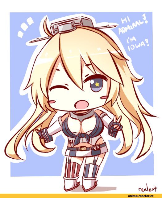 Iowa (Kantai Collection), rexlent, Kantai Collection, Anime