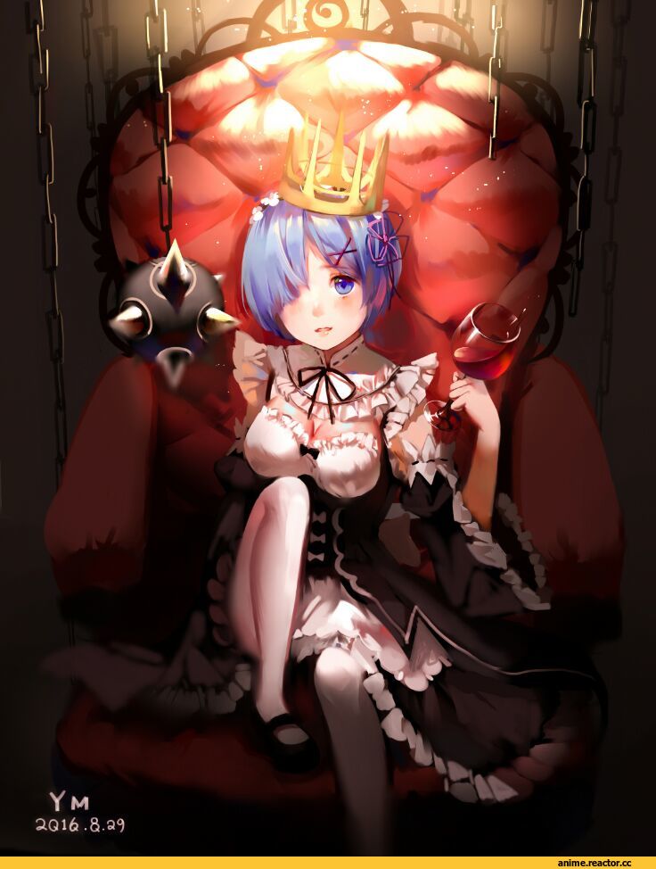 Anime Art, Re Zero Kara Hajimeru Isekai Seikatsu, Rem (re zero), Anime