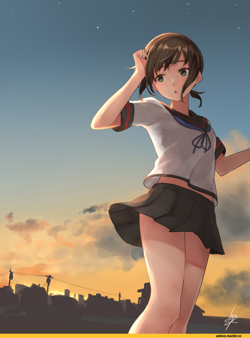 Fubuki (Kantai Collection), Kantai Collection, Baffu, Anime