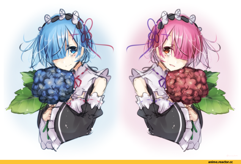 Re Zero Kara Hajimeru Isekai Seikatsu, Rem (re zero), Ram (Re Zero), Anime