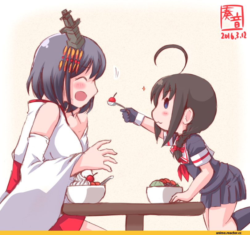 kanon (kurogane knights), Shigure (Kantai Collection), Kantai Collection, Yamashiro, Anime