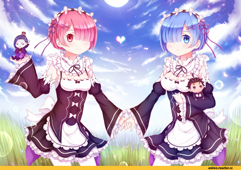 Re Zero Kara Hajimeru Isekai Seikatsu, Ram (Re Zero), Rem (re zero), Anime