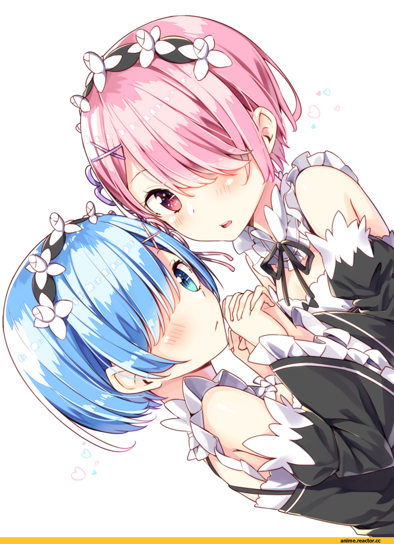 Ram (Re Zero), Re Zero Kara Hajimeru Isekai Seikatsu, Rem (re zero), Sakuragi Ren, Anime Art, Anime