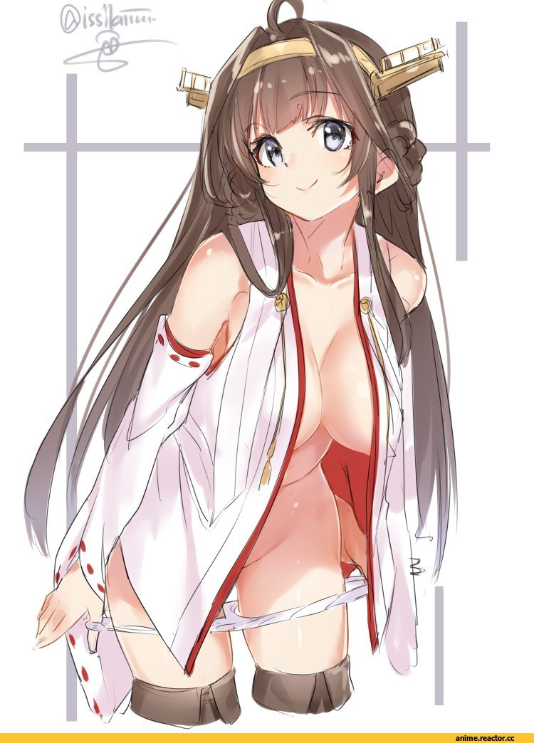 Kongou (Kantai Collection), Kantai Collection, Isshiki (Ffmania7), Anime Art, Adult pantsu, Anime Ero, Anime