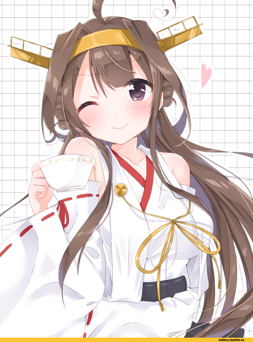 uchuuneko, Kantai Collection, Kongou (Kantai Collection), Anime