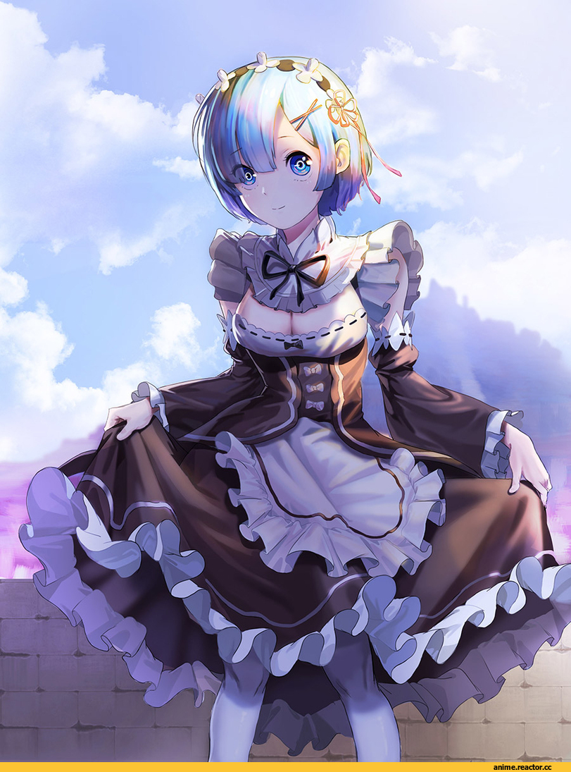 Rem (re zero), Re Zero Kara Hajimeru Isekai Seikatsu, Anime Art, hj, Anime