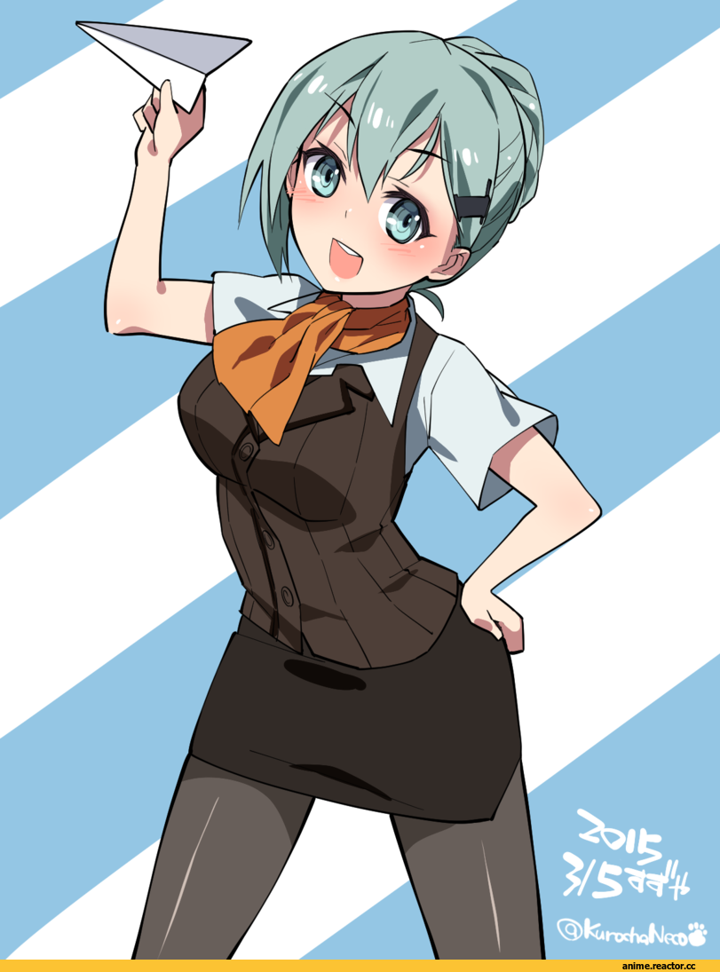 Suzuya (Kantai Collection), Kantai Collection, kuro chairo no neko, Anime