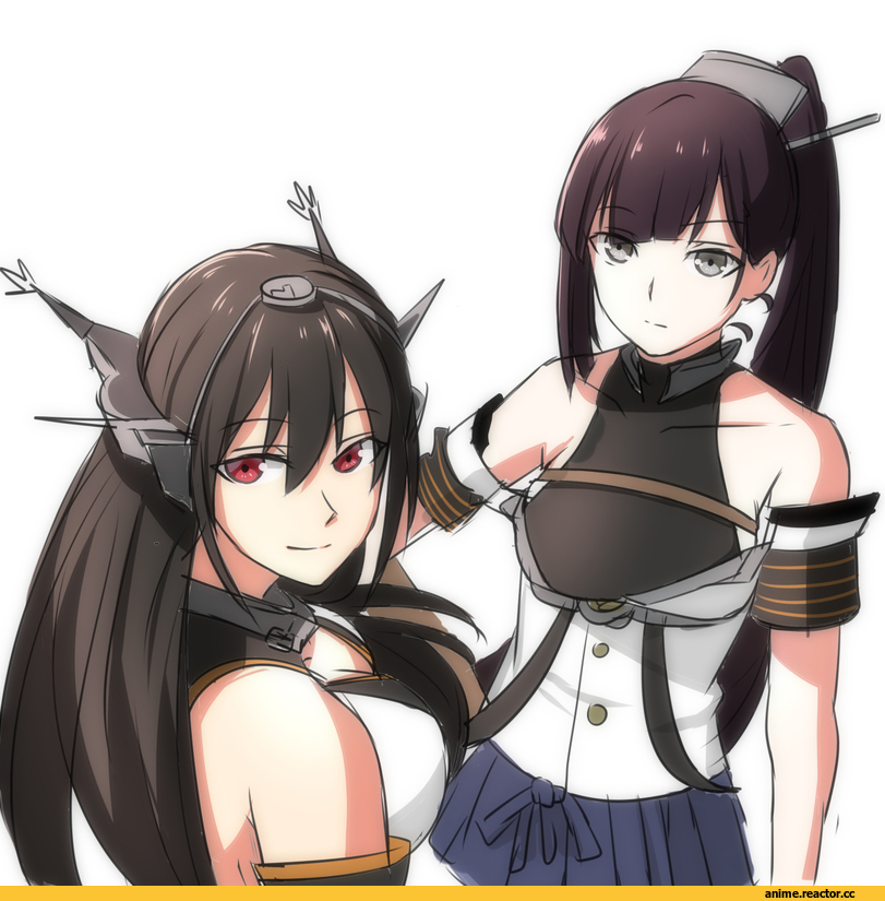 Nagato (Kantai Collection), Kantai Collection, crossover, Warship Girls R, nagato (Warship Girls R), lulu heika, Anime