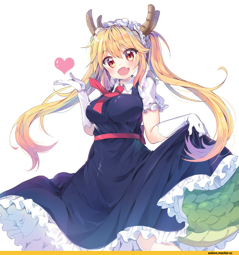 Kobayashi-san Chi no Maid Dragon, Tooru (MaiDragon), Dragon Girl (Anime), Monster Girl (Anime), Maid, Anime