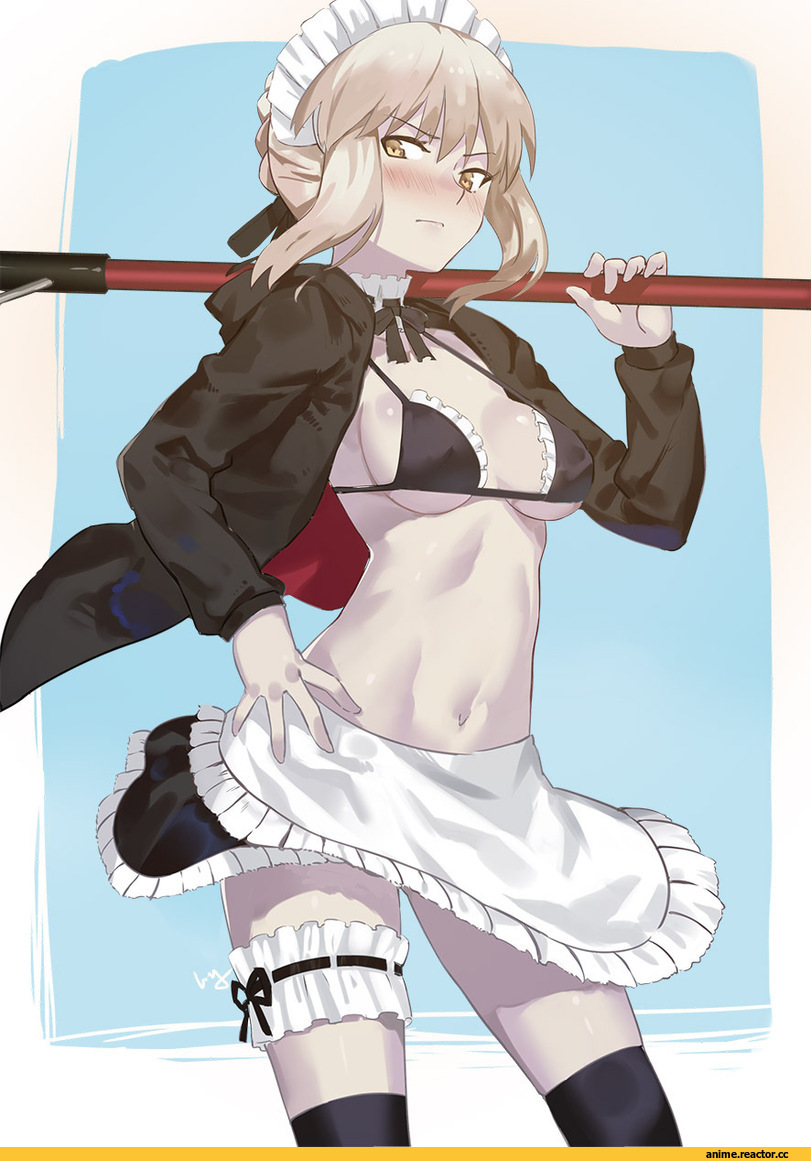 Nanaya (Daaijianglin), Anime Art, Maid, Anime Ero Swim, Anime Ero, Saber Alter, Fate (series), Anime