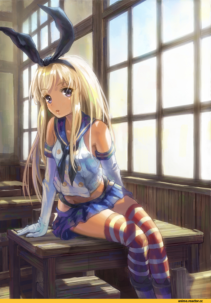 Shimakaze, Kantai Collection, miyai haruki, Anime