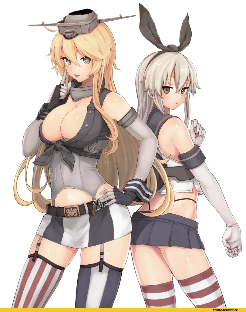 Iowa (Kantai Collection), Kantai Collection, Shimakaze, Anime