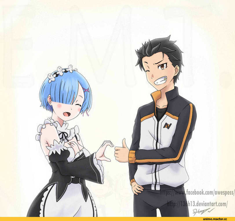 Re Zero Kara Hajimeru Isekai Seikatsu, Natsuki Subaru, Rem (re zero), френдзона, отношения, Anime