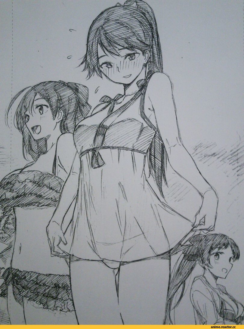 kojima takeshi, Mamiya (kantai collection), Kantai Collection, Irako (kantai collection), Houshou (Kantai Collection), Anime Ero Swim, Anime Ero, Monochrome (Anime), Anime