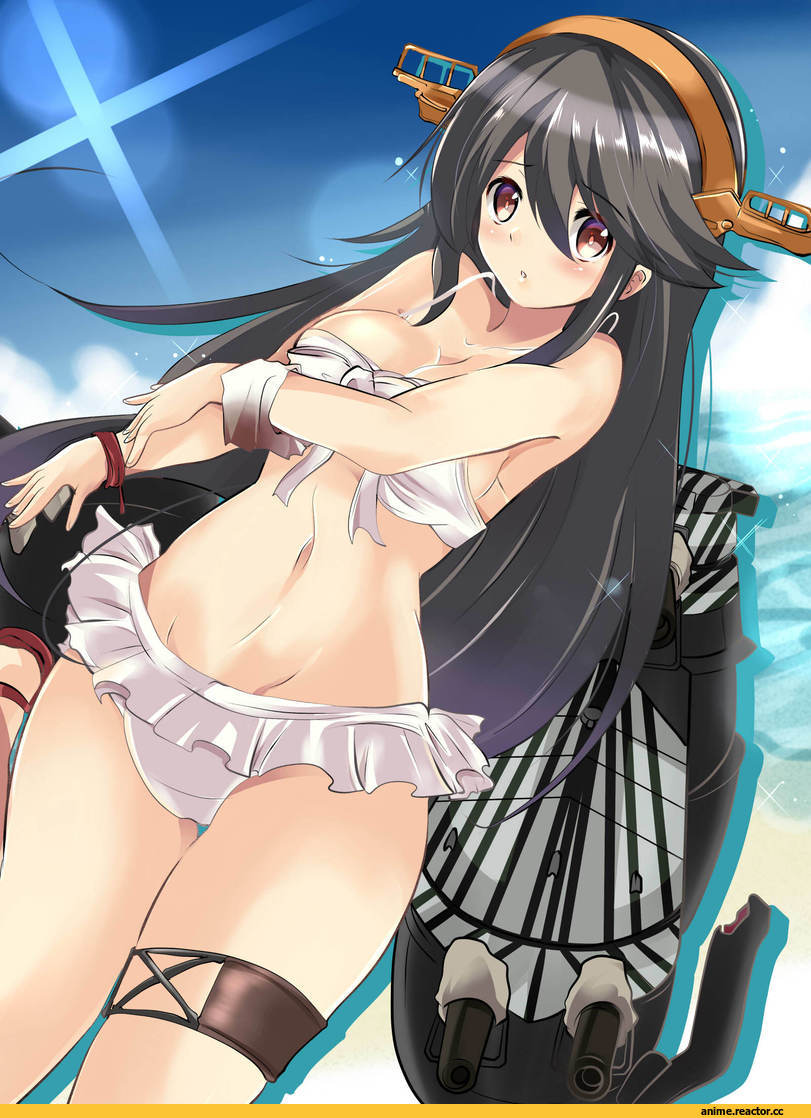 Haruna (Kantai Collection), Kantai Collection, Anime Ero Swim, Anime Ero, tonchinkan, Anime