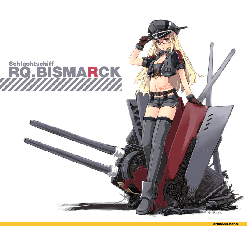 Bismarck (Kantai Collection), Kantai Collection, matsumae takumi, Megane, Anime