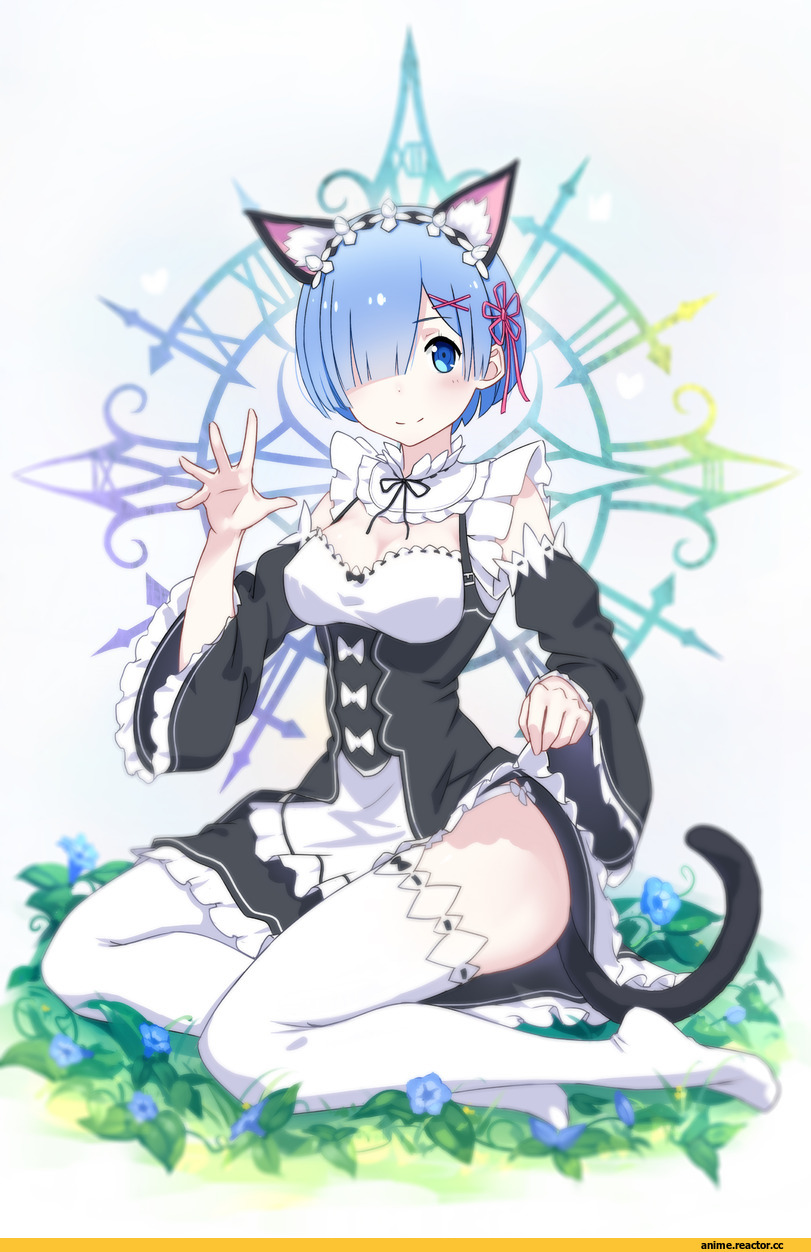 Re Zero Kara Hajimeru Isekai Seikatsu, Rem (re zero), nekomimi, Animal Ears, worst (am-worst), Anime