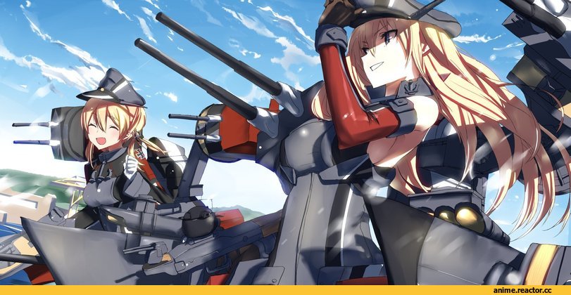 Bismarck (Kantai Collection), Kantai Collection, Prinz Eugen, Tsuuhan, Anime