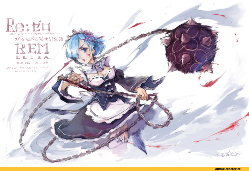 Re Zero Kara Hajimeru Isekai Seikatsu, Rem (re zero), Loiza, Anime