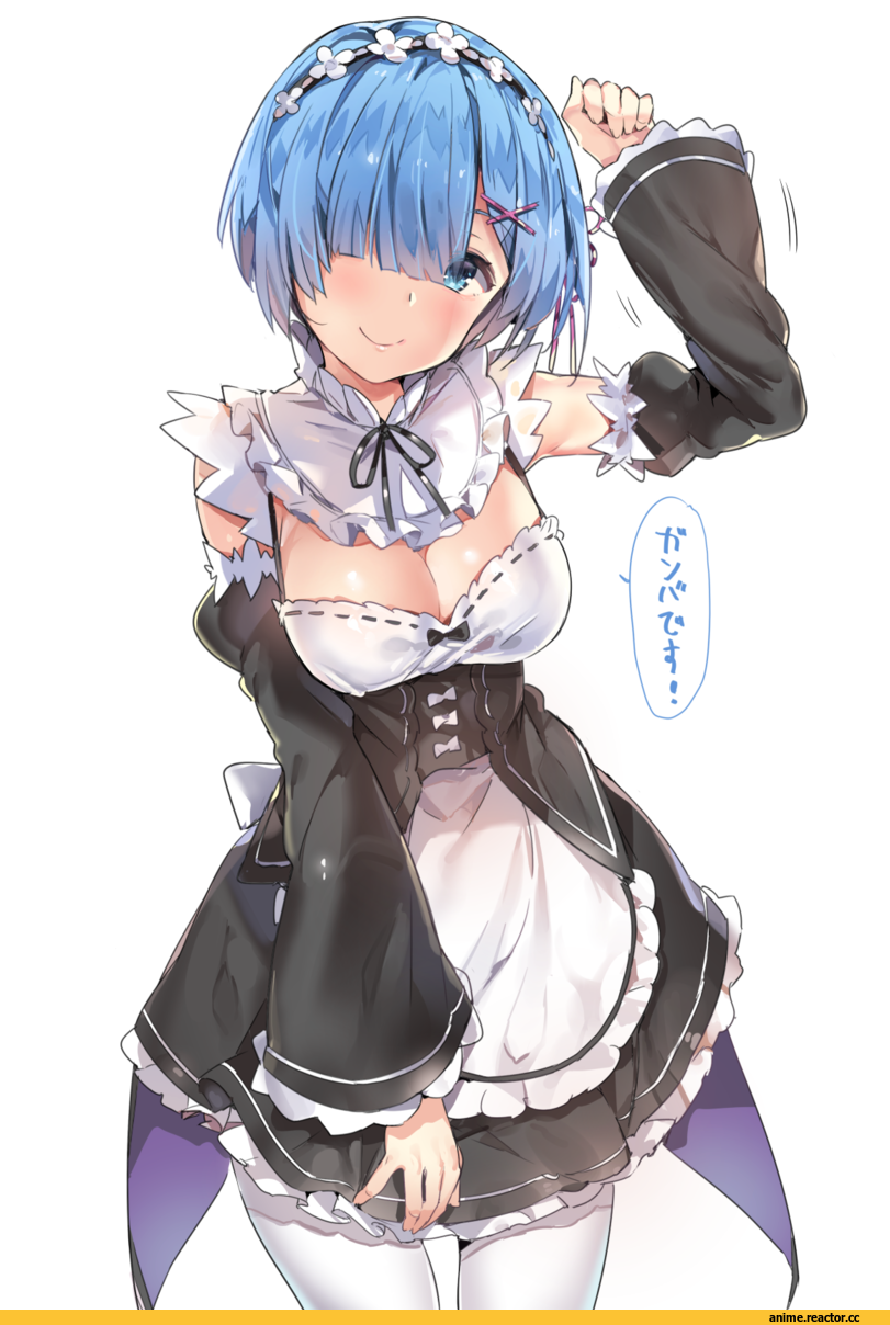 Rem (re zero), Re Zero Kara Hajimeru Isekai Seikatsu, Yuran (cozyquilt), Anime Art, Anime