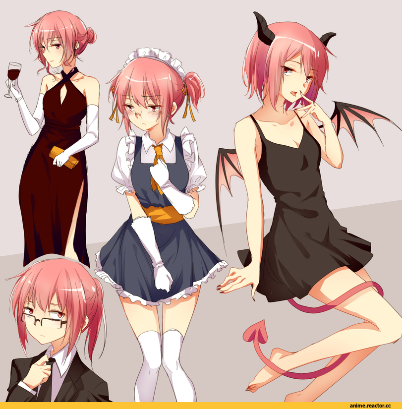 Kobayashi-san Chi no Maid Dragon, Kobayashi (MaiDragon), Maid, Demon Girl (Anime), Monster Girl (Anime), Whiisky, Anime