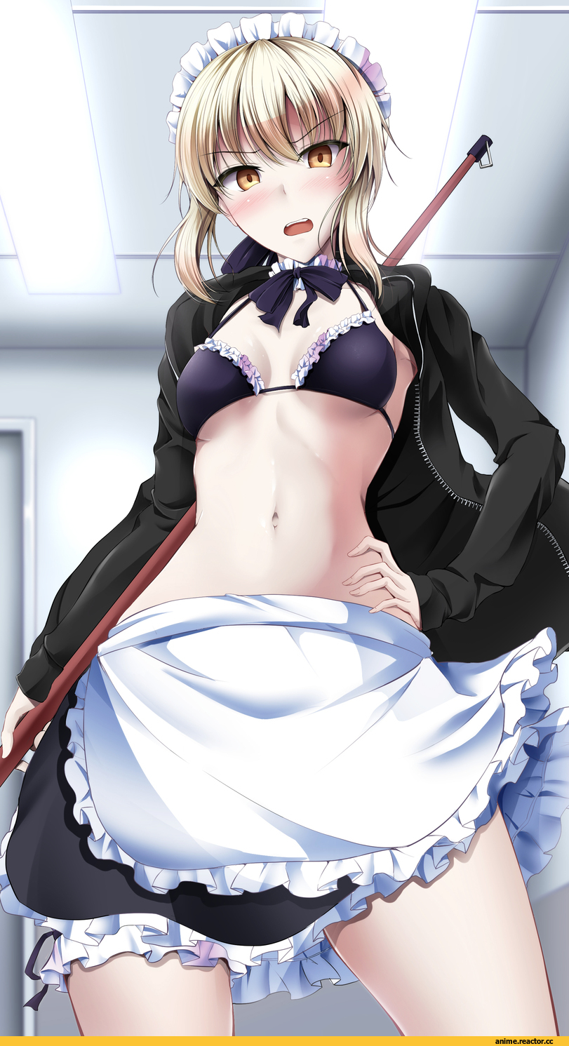 campbell gichou, Anime Ero Swim, Anime Ero, Artoria Pendragon Lancer Alter (Fate/Grand Order), Fate/Grand Order, Fate (series), Saber Alter, Fate/Stay Night, Maid, Anime